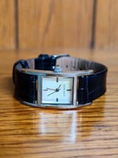 NINE WEST NW/1017 Genuine Leather Quartz Analog Women's Watch - Tested