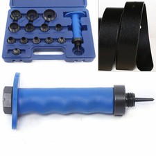 13-in-1Hollow Punch Tool Set Leather Kit Gasket Hole Rubber Cutter Cutting+ Box