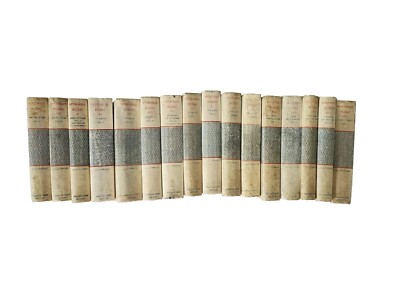Antique 1890s Victor Hugo's works Holland paper edition 16 books Notre Dame