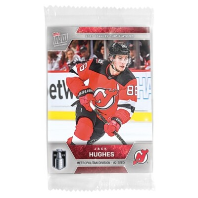 #ad 2022 23 NHL Topps NOW® Sticker #23NHL 7 🏒 Jack Hughes 🏒 New Jersey Devils 👿 $4.99