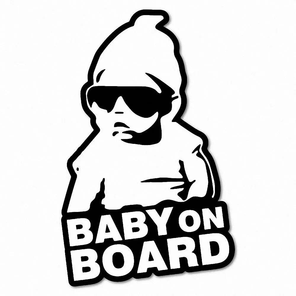 1x Sticker Baby On Board Car Truck SUV Window Bumper Wall Vinyl Sticker  Decal