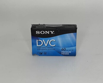 Sony 60 min Mini DV Premium DVC Blank Media Tape Video Cassette New Sealed