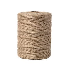 100ft 4mm Natural Jute Twine String for Gift Wrapping Craft Plant Garden