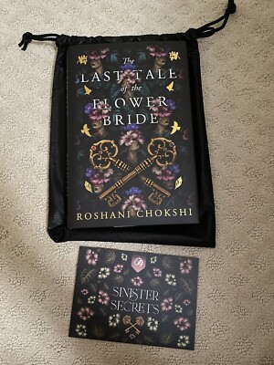 Fairyloot The Last Tale of the Flower Bride by Roshani Chokshi Signed Bookplate