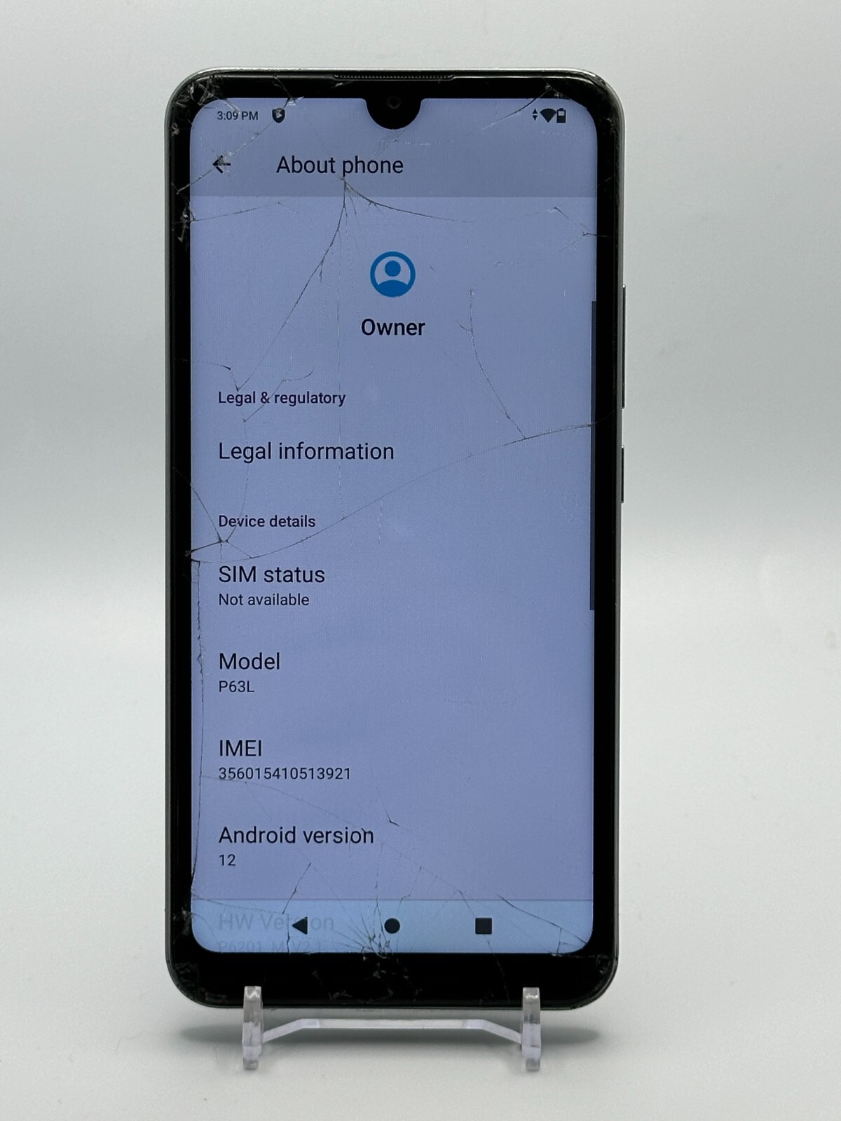 PCD Bengal P63L Silver 16GB (Access) Smartphone READ