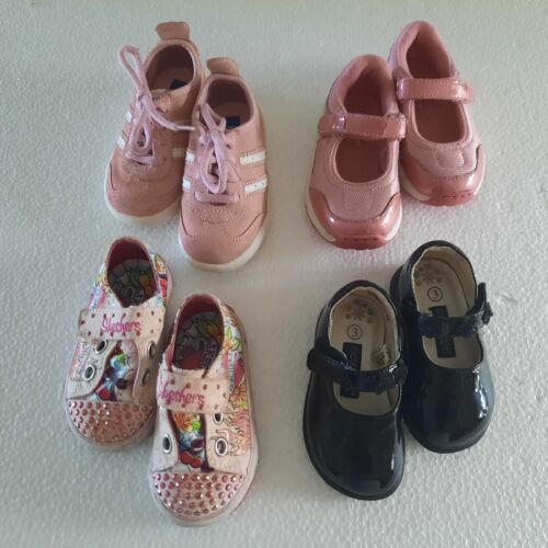 Toddler Girl Shoes - Bundle of 4 pair - Size 3 - 6 - Photo 1/5