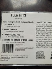 TEEN HITS KARAOKE CDG HARD TO FIND