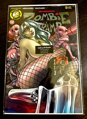 ZOMBIE TRAMP #66 ROCKER EXCLUSIVE TOPLESS TRADES COVER LTD 2000 NM+