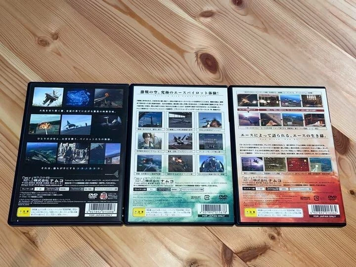 Lot 3 Ace Combat 4 5 0 zero set PS2 PlayStation 2 Namco Tested Japanese Version - Image 2 of 4