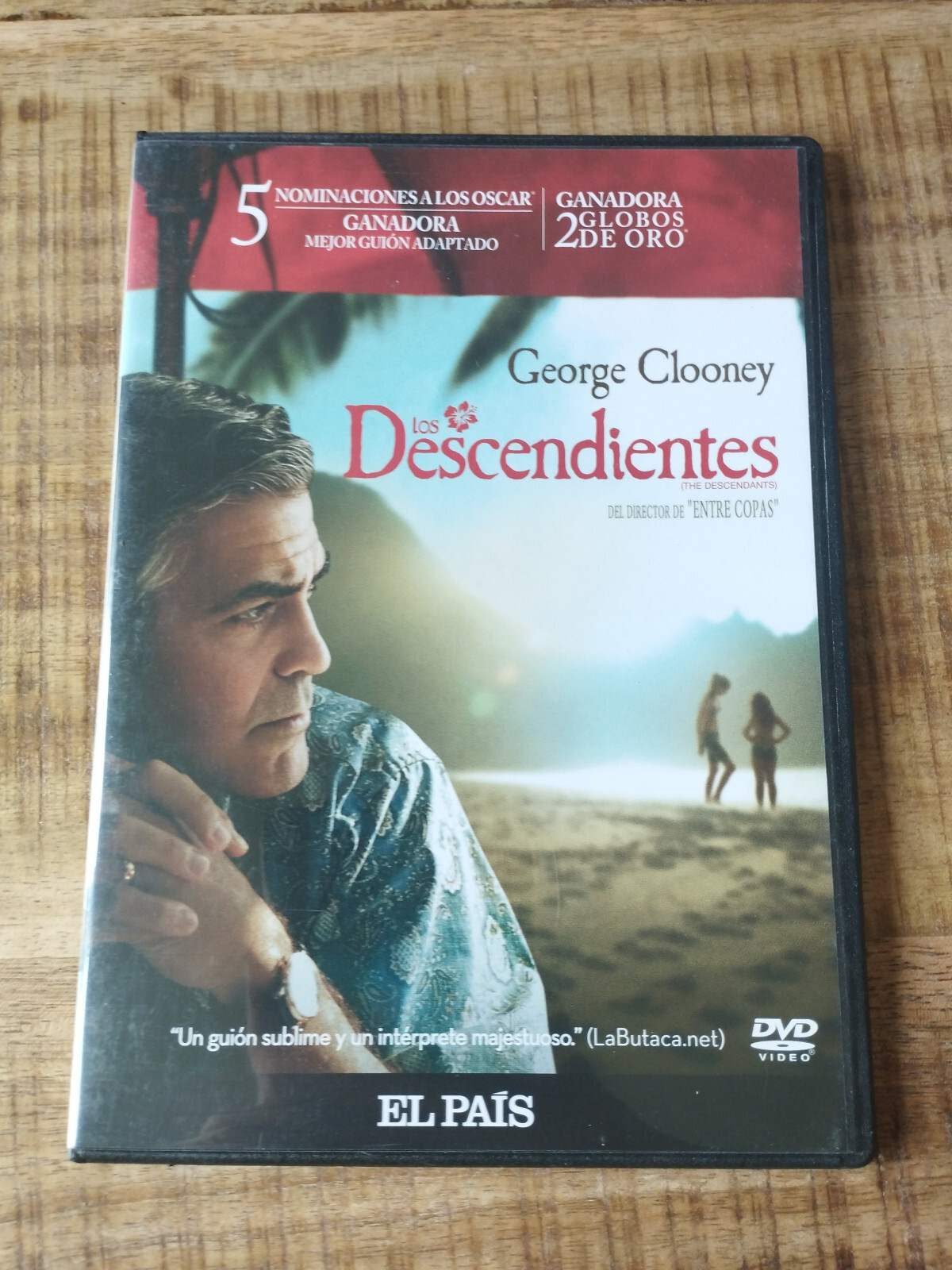 The Descendants George Clooney - DVD Spanish English Region 2