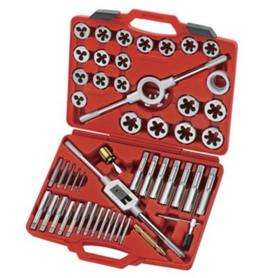 JTC 5214 Tap & Die Set Thread Cutting & Repair Tool for Car & Industrial Use