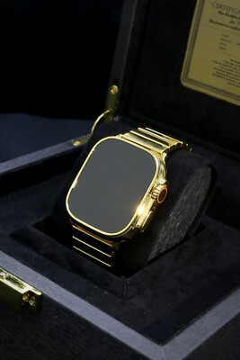 APPLE WATCH ULTRA 2 49MM 24KT GOLD CUSTOM LIMITED EDITION