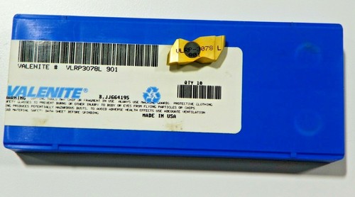 10 NEUE VALENITE NRP 3078L 901 HARTMETALLEINSÄTZE P191S - Bild 1 von 9