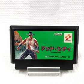 KONAMI Famicom Soft Mad City Used