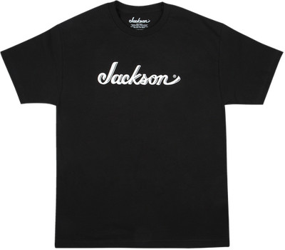 Jackson Guitars Logo Men's Tee T-Shirt, Black, EXTRA LARGE (XL)