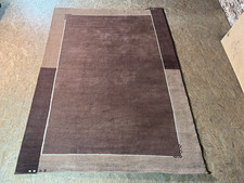 Handgeknüpfter DESIGNER Nepal Teppich Braun 200x300 NEU