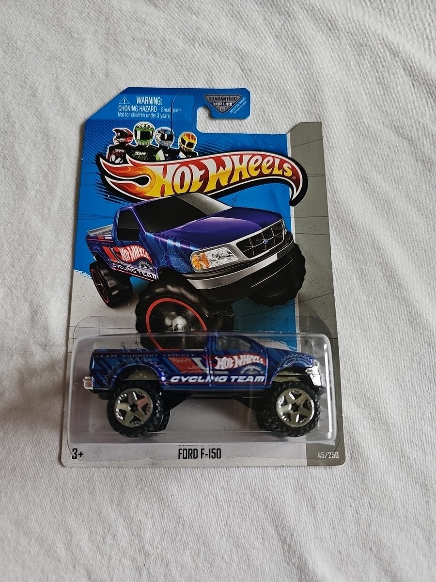 2013 Hot Wheels FORD F-150 Blue 45/250 LITTLE BEND City Works | eBay