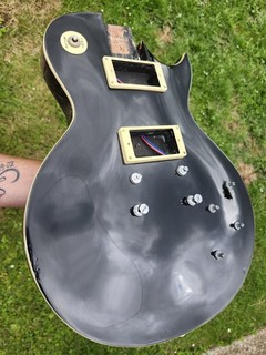 LP Style Mahogany Guitar Body. Some Electrics/Hardware. Project.