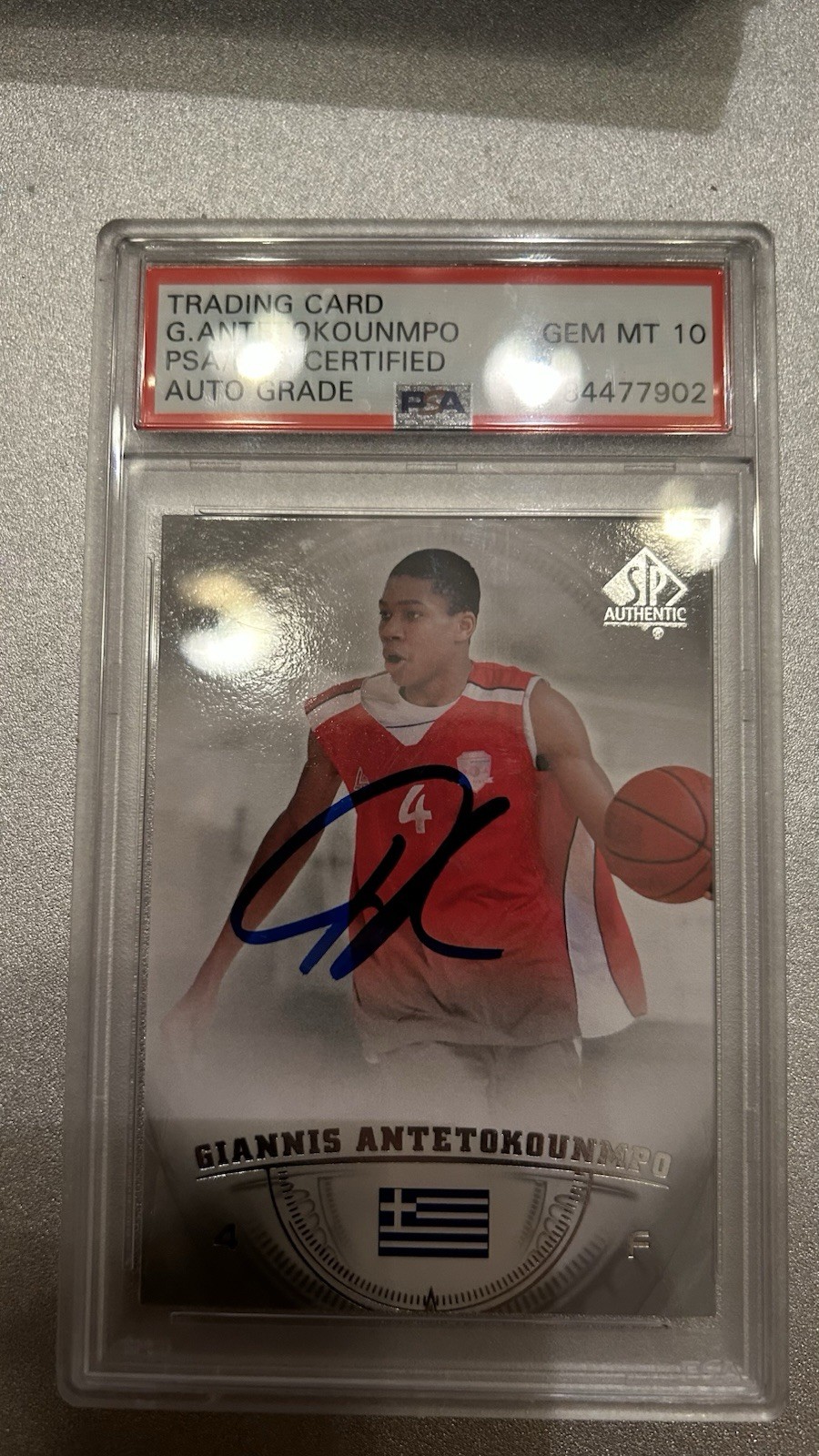 2013-14 SP Authentic Giannis Antetokounmpo #36 RC Auto 💎 PERFECT GEM 10/10 💎