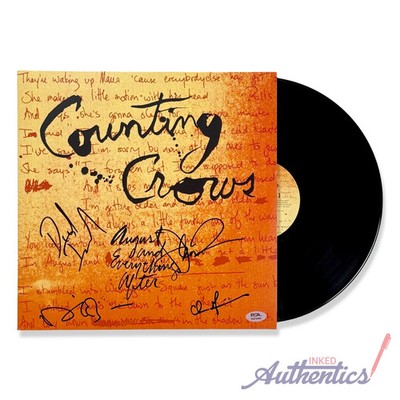 Counting Crows Signed Autographed Vinyl ''August And Everything After'' PSA/DNA Au