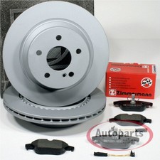 Zimmermann Bremsen Set Ø 300 mm hinten für Mercedes C + E-Klasse W206 + W214