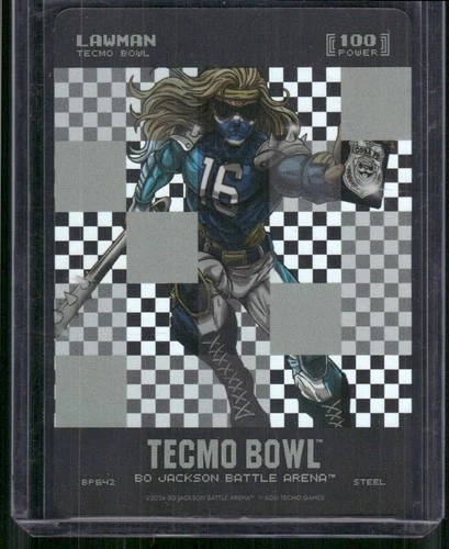 TREVOR LAWRENCE LAWMAN Bo Jackson Battle Arena Tecmo Big Pixel Steel 642