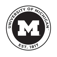 Michigan Wolverines Officially Licensed Black Vinyl Decal Sticker