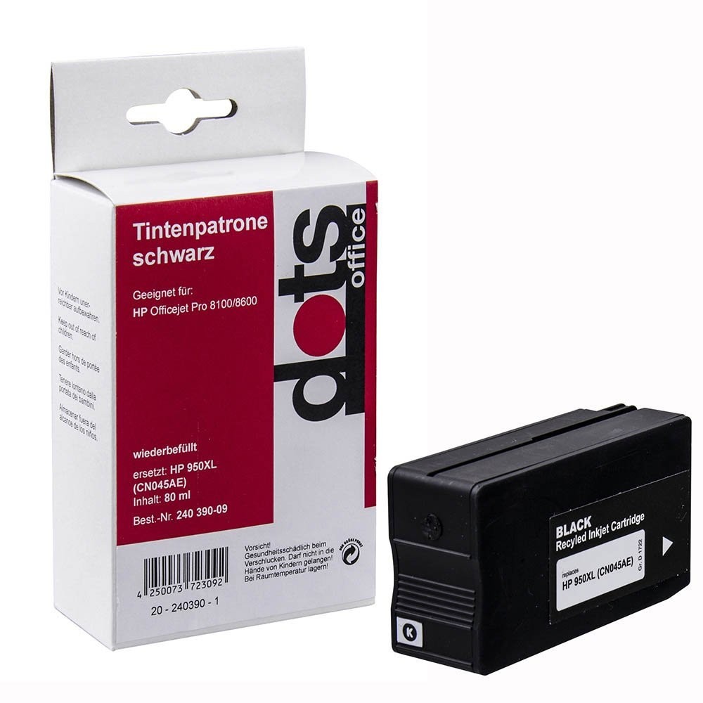 Dots 17224001-DOTS Dots Tinte ersetzt HP 950xl Bk 4690₽