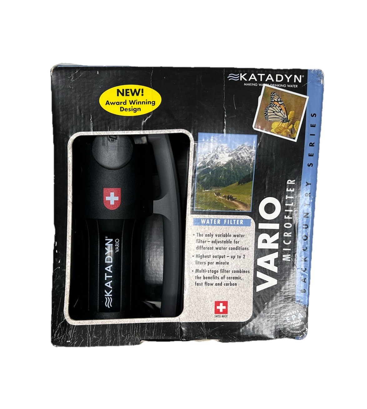 Katadyn Vario Microfilter Backcountry Portable Water Filter 