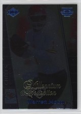 1999 Collector's Edge Triumph Millenium Collection Blue Warren Moon HOF sq1