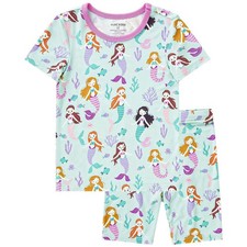 Baby Viscose from Bamboo Pajamas Set Girls Pjs Mermaid 12-18M