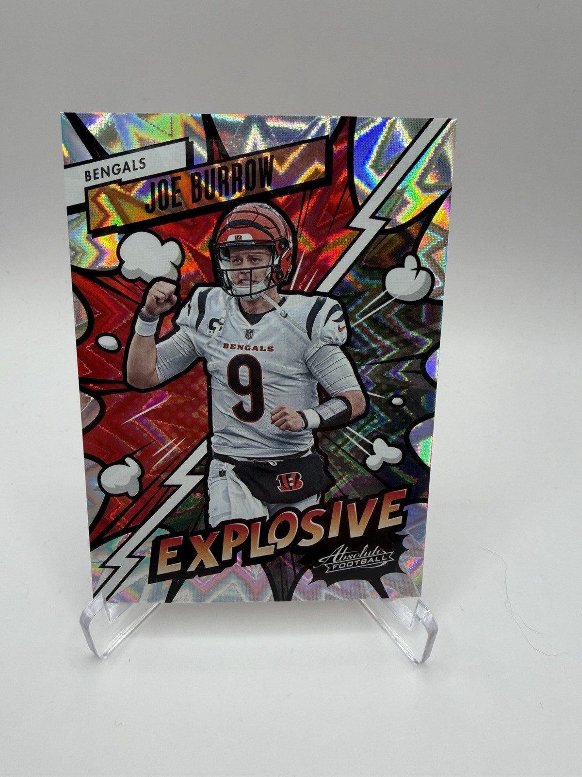 2023 Panini Absolute - Explosive Joe Burrow #13
