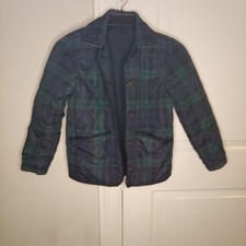 POLO Ralph Lauren Boys M 10-12 Blue Quilted Reversible Jacket