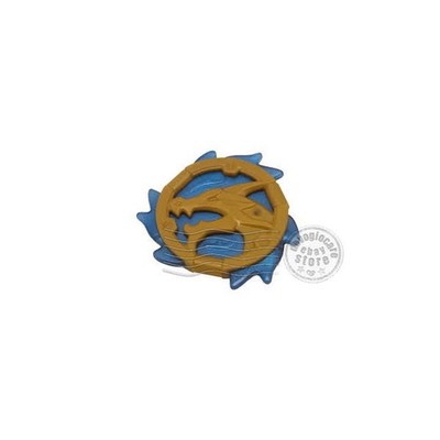 1x LEGO 69567pb02 (Sonstiges) Ninjago Wave Amulett) 3x3 | 6337449