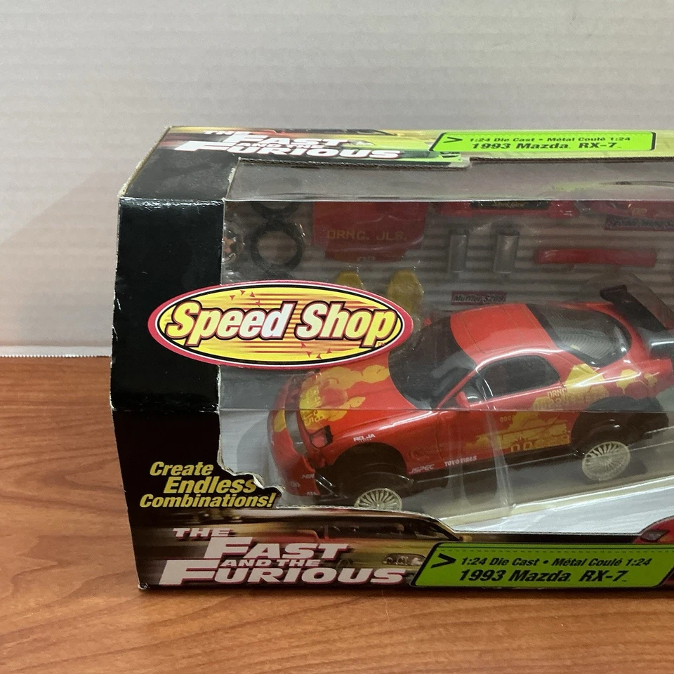 Fast & Furious 1994 Mazda RX-7 1/24 Racing Champions Speed Shop Ships From U.S.A - Image 3 of 4