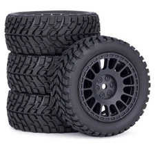 Wheels Rims Tires 12mm Hex Hub for Tamiya TT-02B DT-02 HPI HSP 1/10 RC Buggy Car