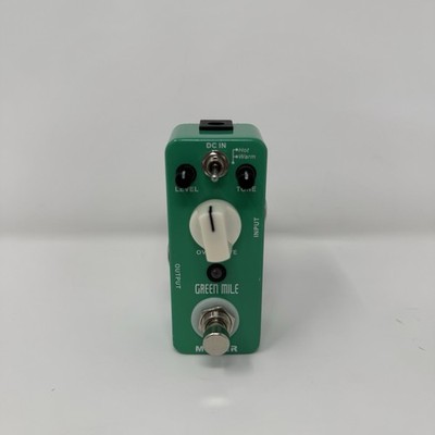 Mooer Green Mile Overdrive Pedal Level Tone Micro Series Compact DC in Untested