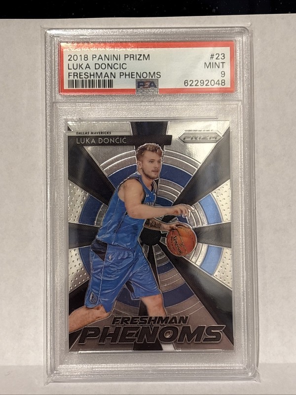 LUKA DONCIC Panini Prizm Freshman Phenoms PSA 9