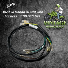 NEW 1970-78 Honda ATC90 wire Harness 32100-918-673 ATC 90 US 90 US90