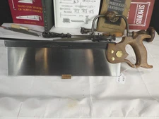 Disston 14" Back Saw, 12 ppi Cross Cut, New Saw Plate, 1896-17, inv 874