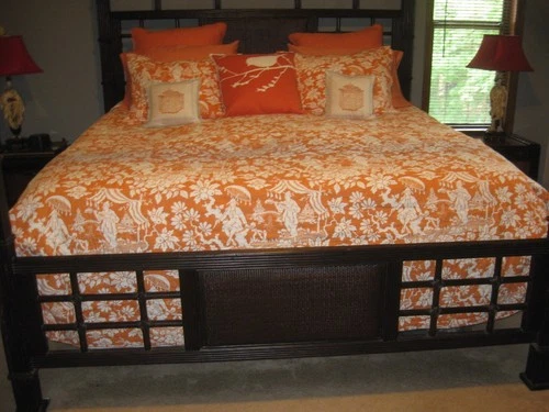 Rare Pottery Barn Tea Garden King Quilt 2 Standard Shams & EXTAS All you see