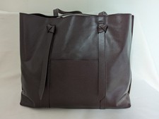Gorgeous Hush dark chocolate brown leather tote bag in excellent condition