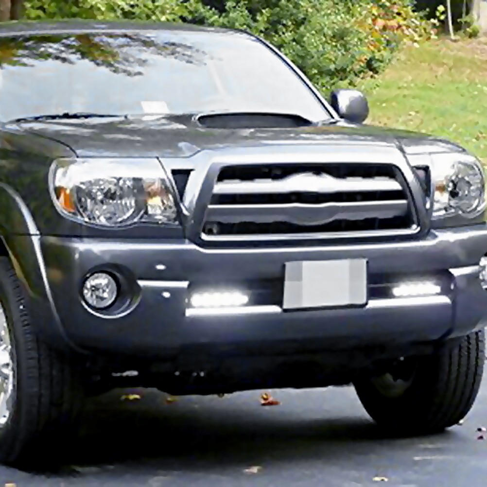 1 Pair Super Bright DRL Daytime Xenon White 6 LED Running Driving Lights Fog
