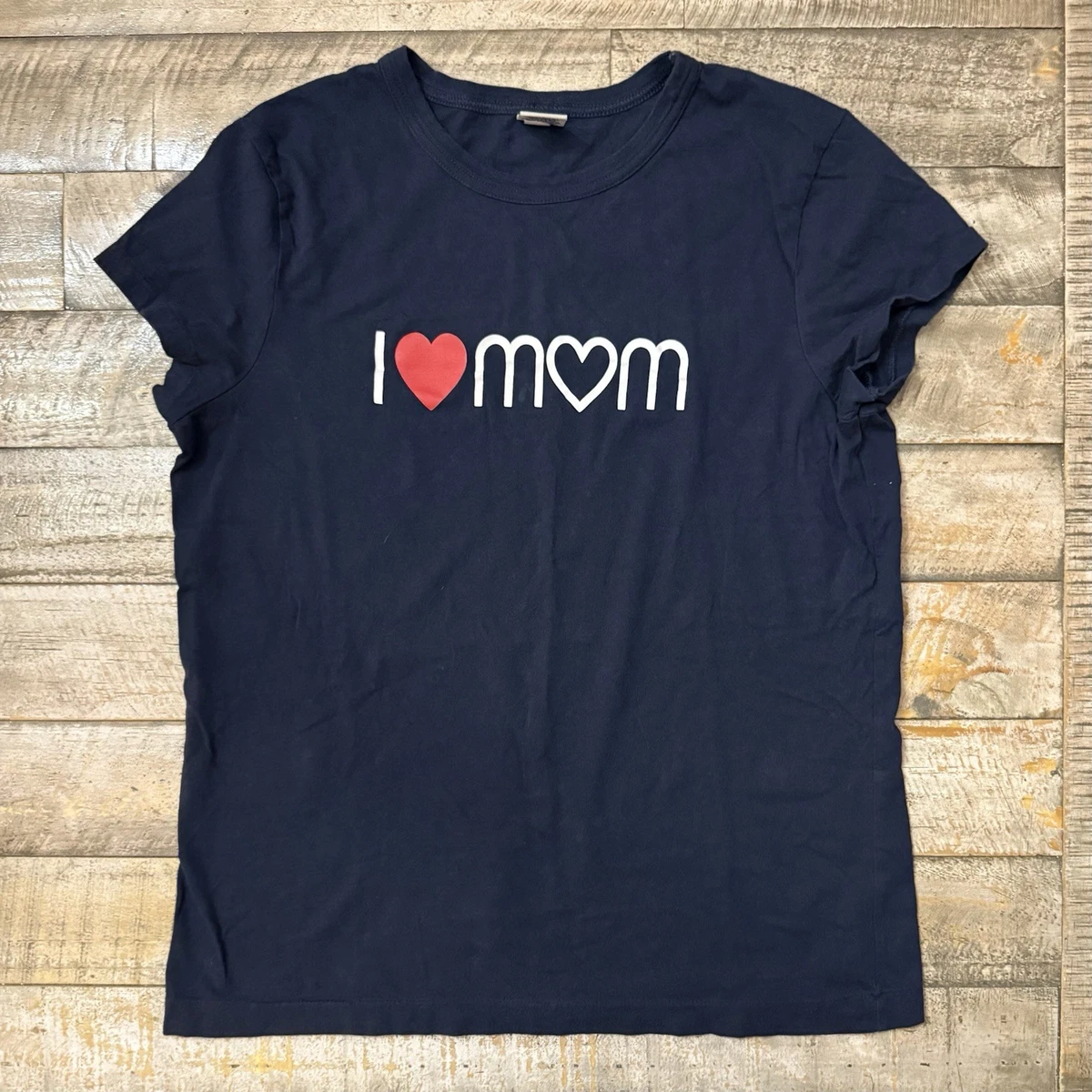 T-shirt Vintage Love Bleu Marine Taille 38 - Neuf Sans étiquettes