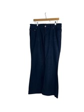 American Eagle Blue Flare Leg Corduroy Pants Size 10 Y2K Retro