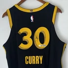 Stephen Curry Signed Warriors Authentic NBA Nike ADV NBA City Jersey USASM / BAS