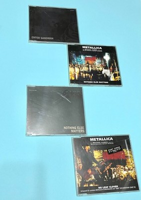 4 x CD Metallica - Enter Sandman, Nothing else matters, No Leaf Clover (3)