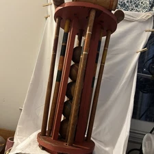 Vintage Cricket Croquet Set 6 Player with Carrying Case