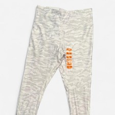 Juicy Couture Sport Essential Leggings Women's Medium White Gray Camouflage, New