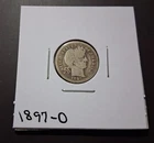 1897 O BARBER DIME. NICE LOW MINT COIN.